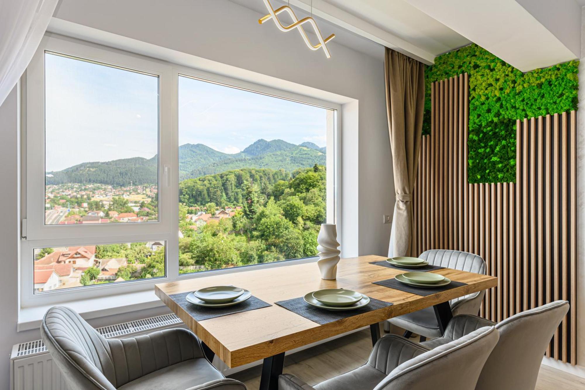 Mountain View Retreat Apartment - Brassó Kültér fotó