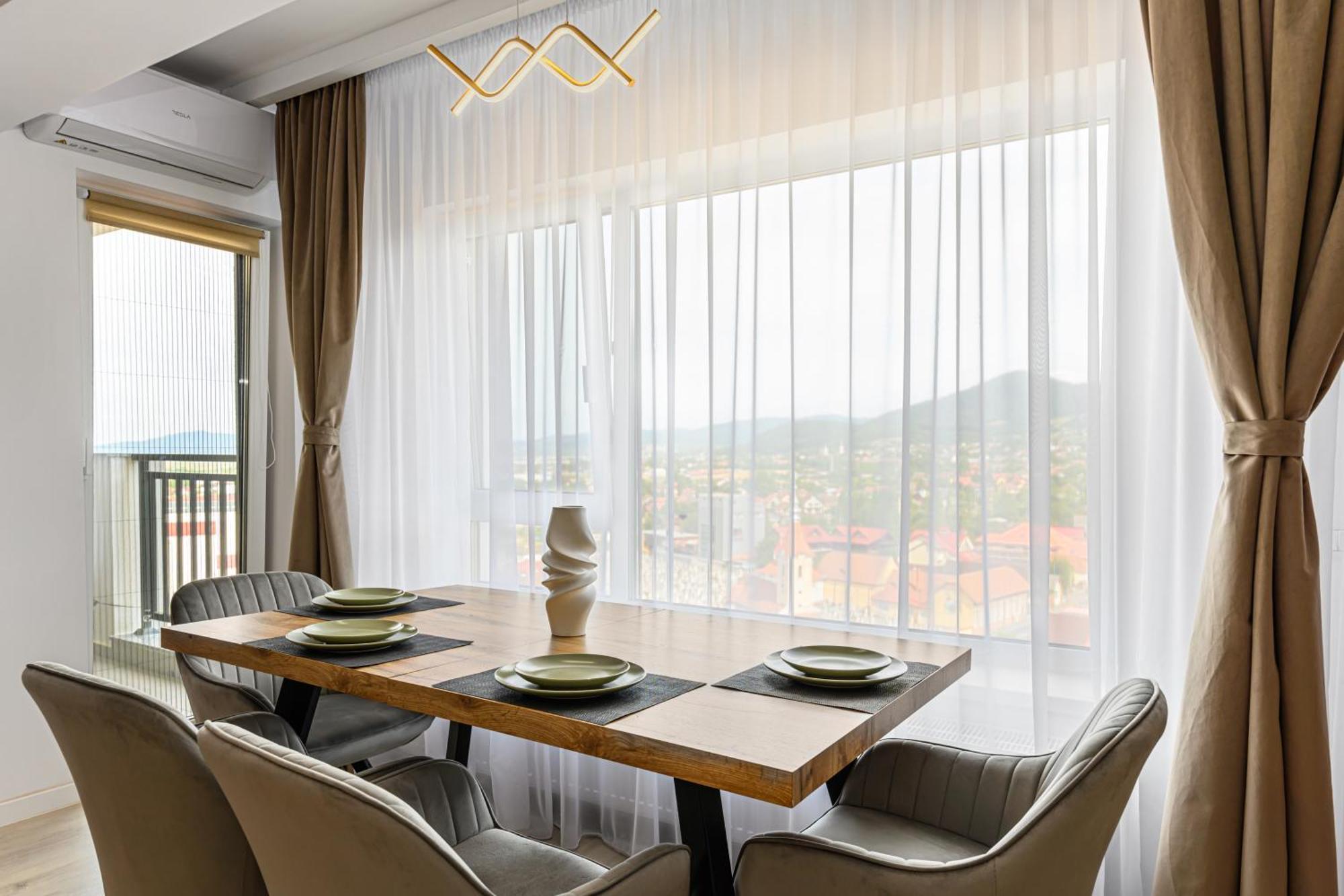 Mountain View Retreat Apartment - Brassó Kültér fotó