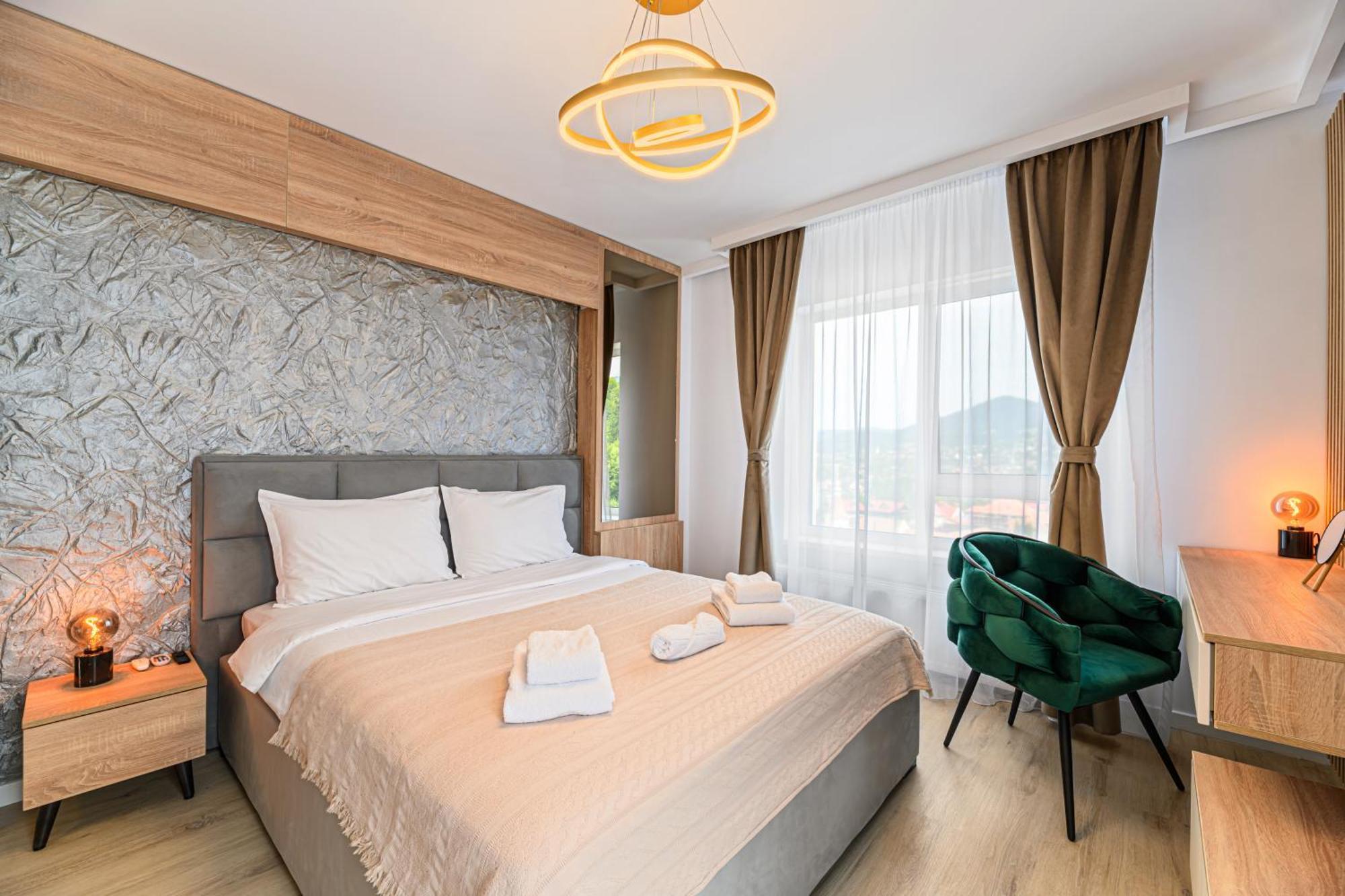 Mountain View Retreat Apartment - Brassó Kültér fotó