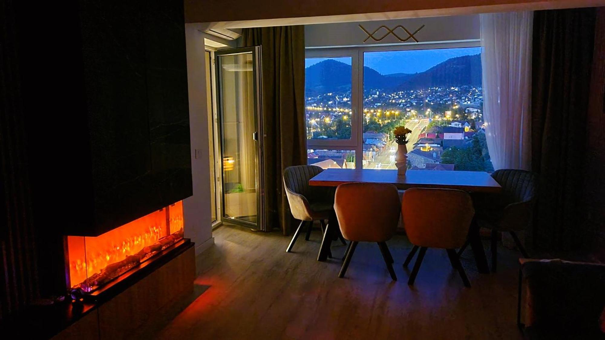Mountain View Retreat Apartment - Brassó Kültér fotó