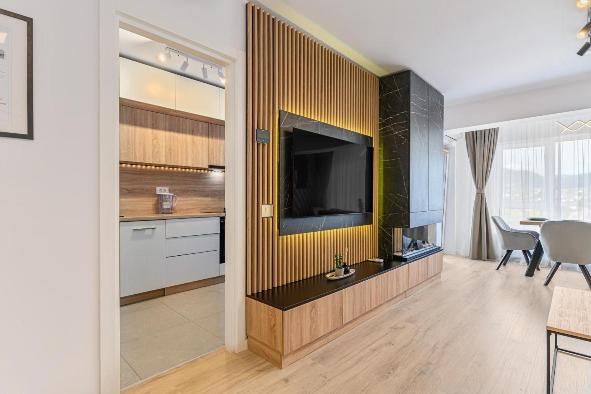 Mountain View Retreat Apartment - Brassó Kültér fotó