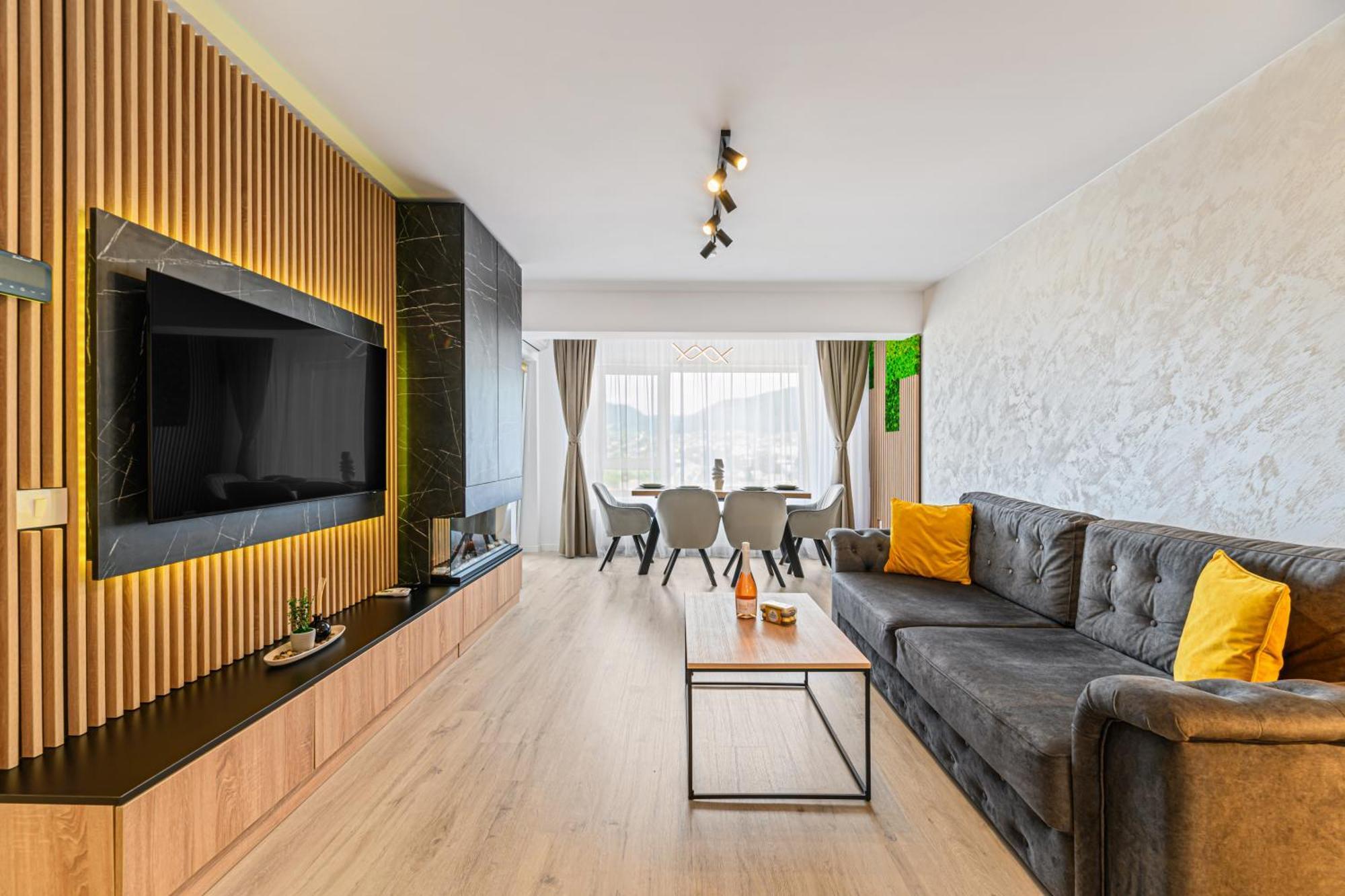 Mountain View Retreat Apartment - Brassó Kültér fotó